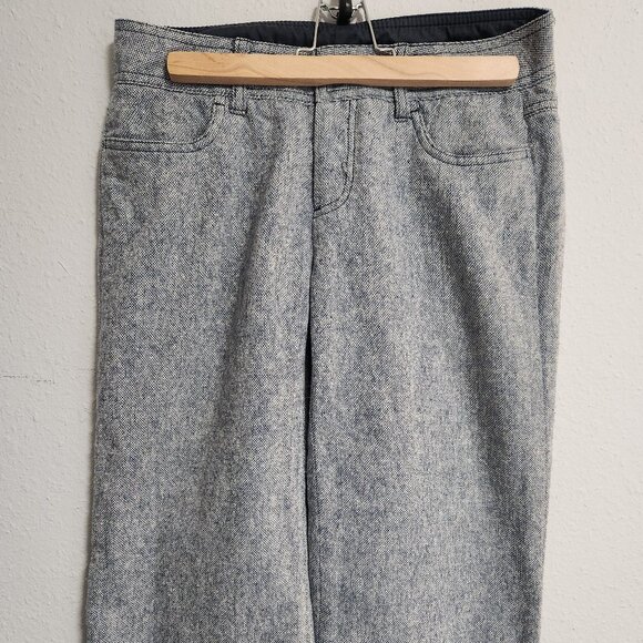 Prana Blue Textured Capri Pants Size 4 - Picture 1 of 7
